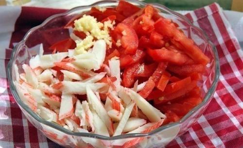 Салат красное море. 01