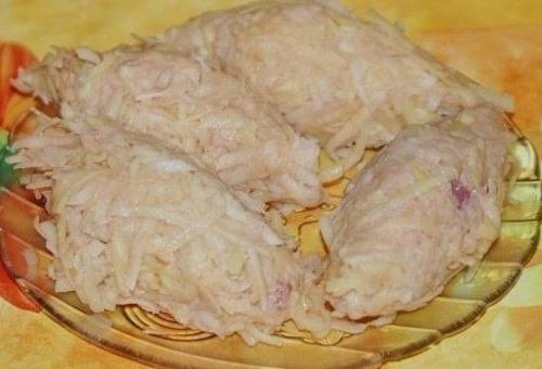 Картофельные зразы с мясным фаршем. 03