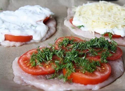 Куриная отбивная под сырной корочкой. 04 Куриная отбивная под сырной корочкой. 04