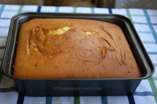 Нежное пирожное Lamington. 04