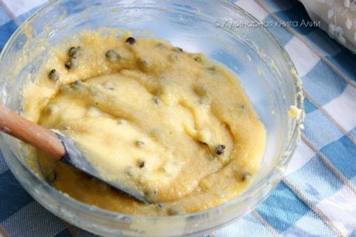 Миндальный кекс на белках. 07