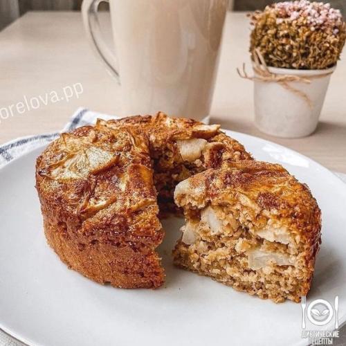 Овсяная шарлотка. За 20 минут.