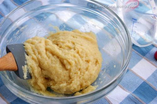 Миндальный кекс на белках. 03