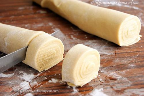 Слоеная самса (настоящая, узбекская). 06