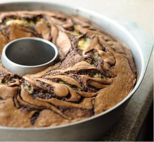 Мраморный кекс.  Ингредиенты: 03