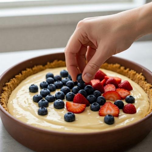 Творожный заливной пирог с ягодами: нежность, которая тает во рту! 04 Творожный заливной пирог с ягодами: нежность, которая тает во рту! 04