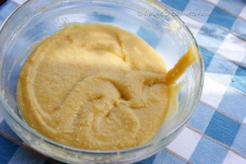 Миндальный кекс на белках. 05