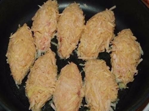 Картофельные зразы с мясным фаршем. 04