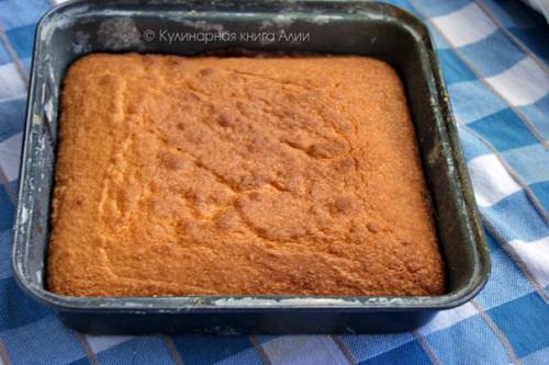 Миндальный кекс на желтках. 06