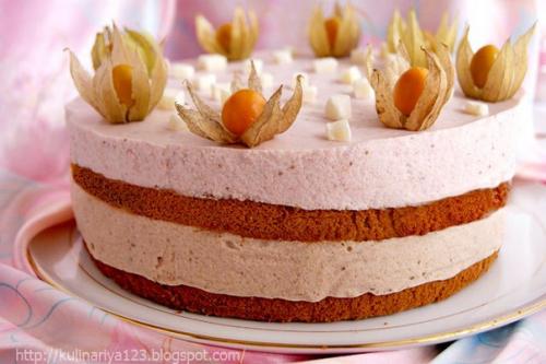 Торт Бананово - Клубничное Искушение. 07 Торт Бананово - Клубничное Искушение. 07