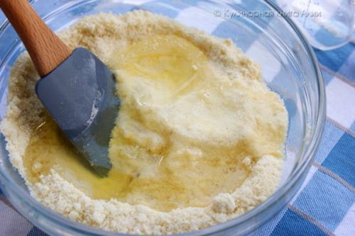 Миндальный кекс на белках. 02