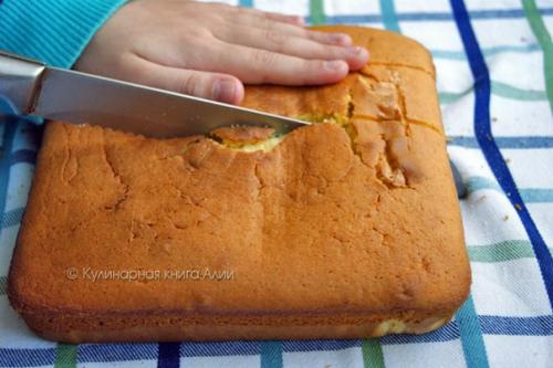 Нежное пирожное Lamington. 07