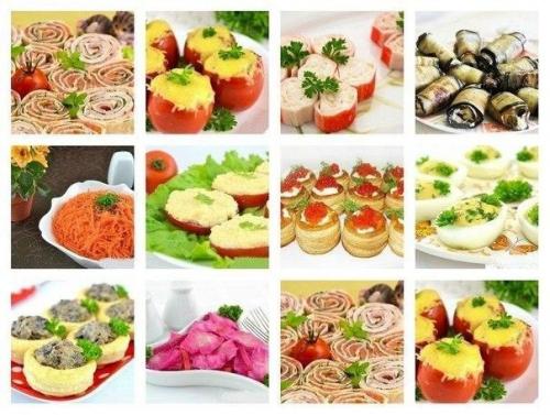 10 рецептов приготовления замечательных закусок.