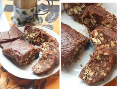 Чайная колбаска.   Сегодня я к вам с чудесной пришла. 06