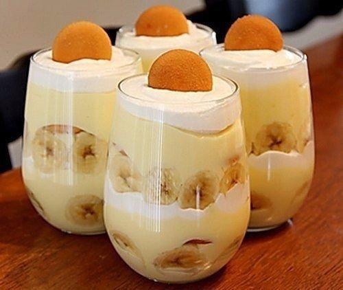Творожно - банановый мусс.

