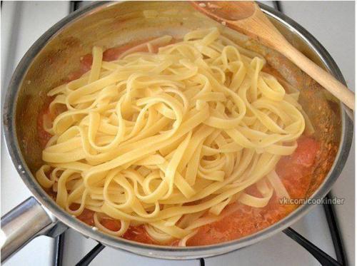 Обалденная паста с креветками? 06