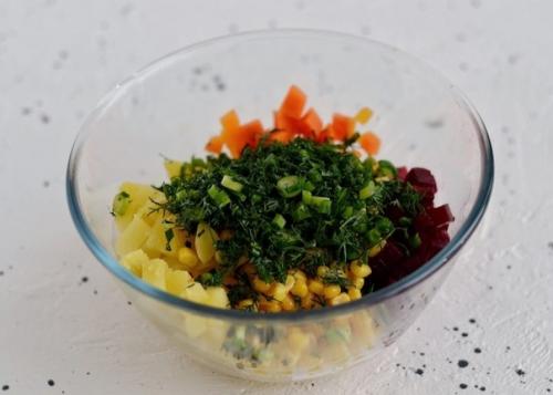 Салат Перуанский.  Ингредиенты: 02