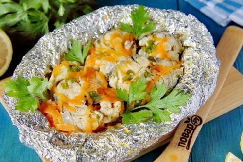 Диетическая рыба под маринадом.