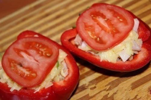 Фаршированный перец запечённый в духовке. 03