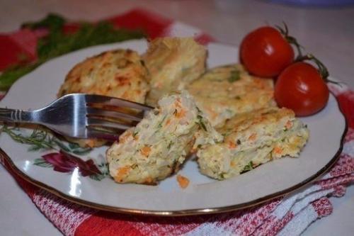 Котлеты из куриного фарша с кабачками?