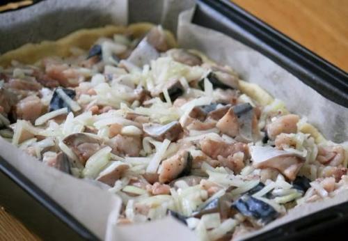 Пирог со скумбрией. 07