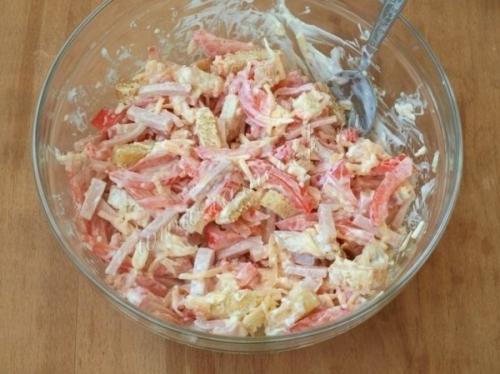 Подборка 10-ти салатов с помидорами. 05