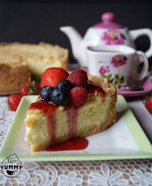 Очень нежный творожный пирог.