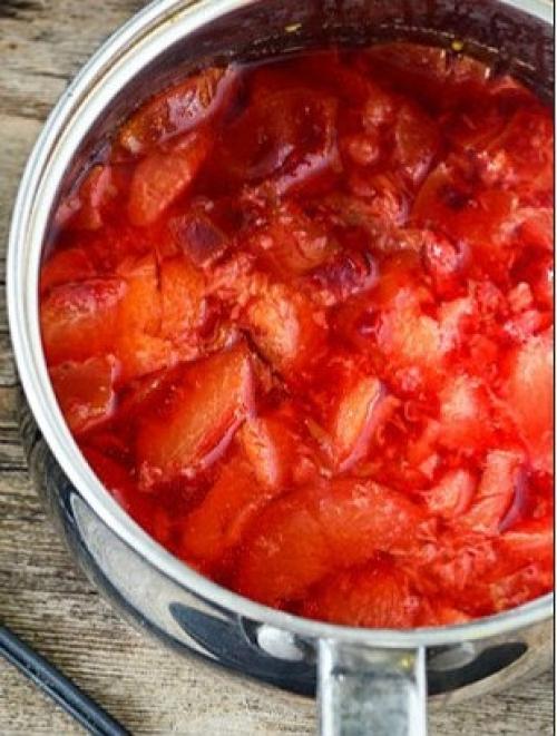 Соус ткемали. Настоящий рецепт приготовления соуса из кислых слив, чеснока и специй. 01 Соус ткемали. Настоящий рецепт приготовления соуса из кислых слив, чеснока и специй. 01