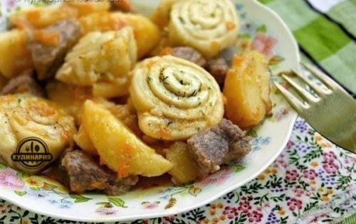 Нудли по-украински.  Ингредиенты: