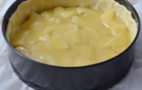 Сливочно - грушевый пирог с суфле. 05 Сливочно - грушевый пирог с суфле. 05