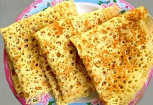 Тонкие ажурные блинчики с дырочками. 04