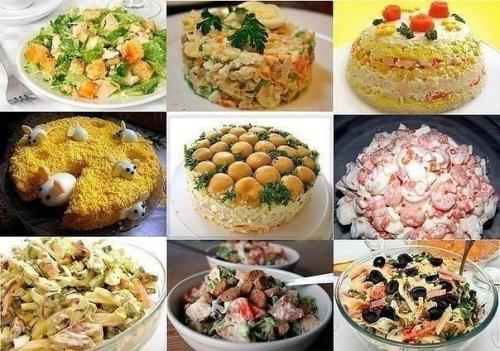9 рецептов вкуснейших домашних салатов.