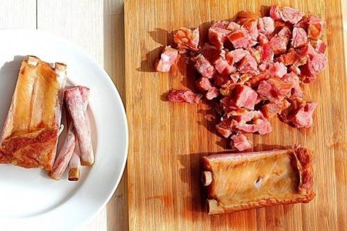 Гороховый суп с копченостями. 03