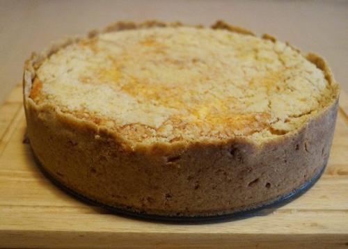 Очень нежный творожный пирог. 08