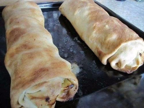 Яблочный штрудель.  Ингредиенты: 08