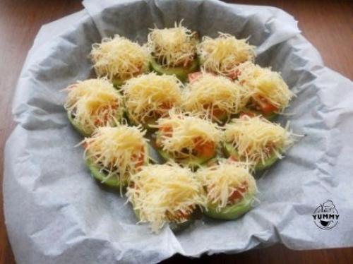 Кабачки запечённые с шампиньонами? 05