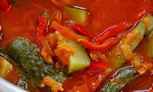 Лечо из огурцов на зиму. 02