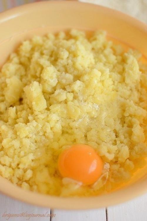 Картофельные зразы с грибами. 05