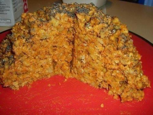 Торт муравейник из печенья.

