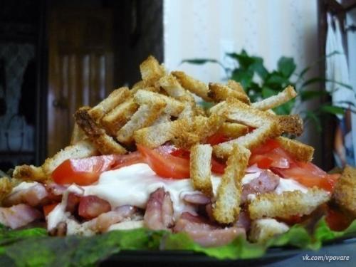 Салат Кармен.  Ингредиенты: