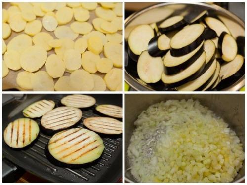 Мусака. Ингредиенты: Баклажаны - 1 кг. 01 Мусака. Ингредиенты: Баклажаны - 1 кг. 01