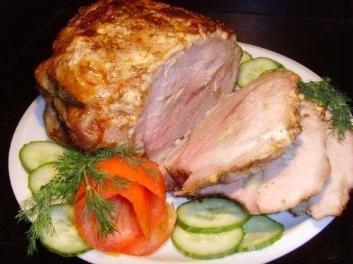 Домашняя буженина.  Самый лучший способ вкусное домашнее мясо приготовить. 01