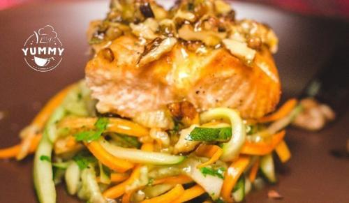 Сёмга с медовой заправкой. 09