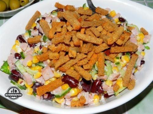 Салаты лёгкого приготовления.