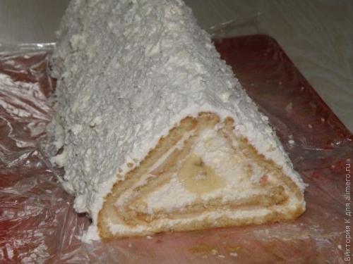 Творожный пирог без выпечки.

