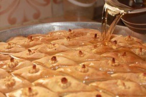 Пахлава алжирская.  Обожаю эту восточную сладость, что уж тут говорить. 09