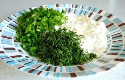 Куриное Филе с творогом и зеленью. 01