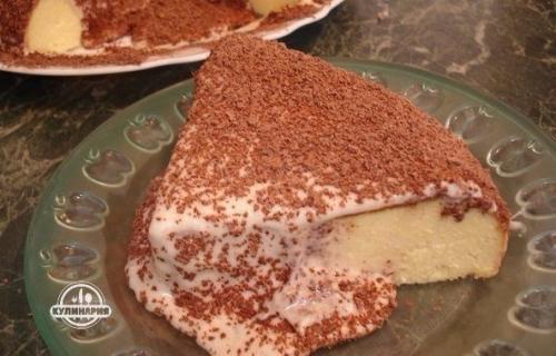 Творожный пудинг.  Ингредиенты: