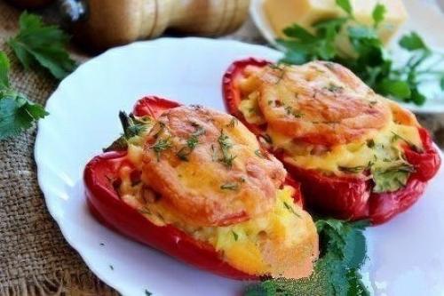 Фаршированный перец в духовке?