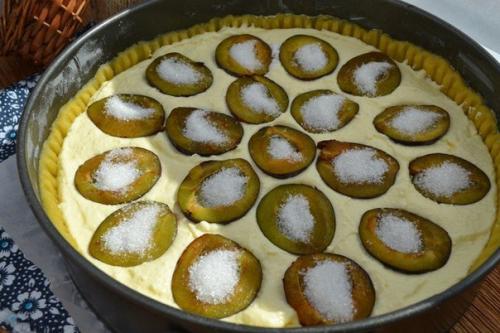 Пирог со сливами. 05